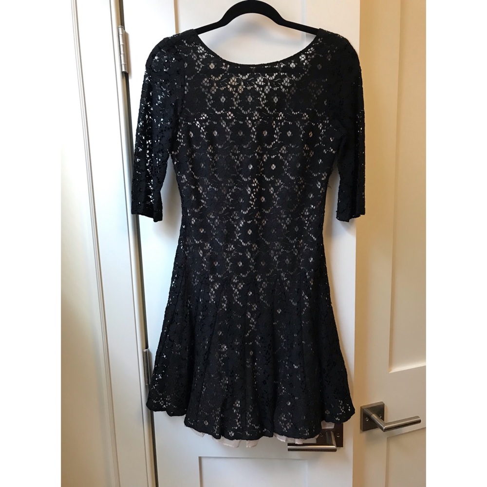 Betsy Johnson lace dress with sleeves
